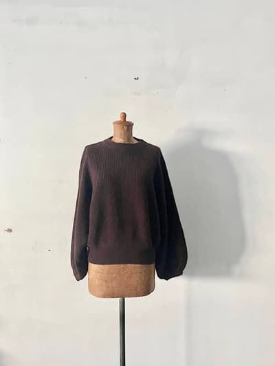 Odour　ウール混ニットセーター　フリーサイズ 画像1