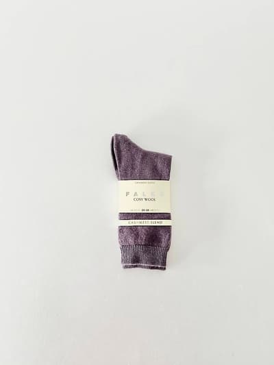 【未使用】FALKE　カシミヤブレンドソックス　35-38 画像1