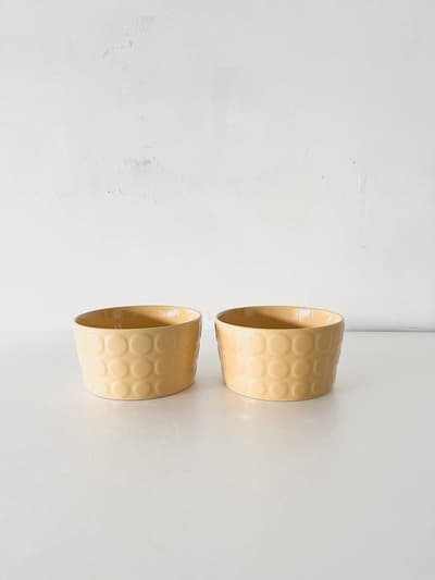 【北欧】IKEA　ボウル　2点セット　イエロー 画像1