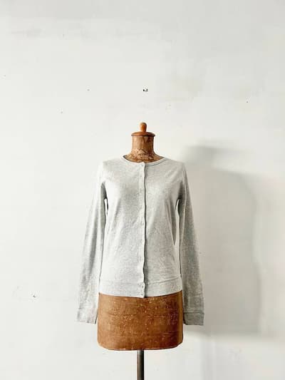 【美品】PETIT BATEAU　コットンカーディガン　サイズS　16ANS 画像1