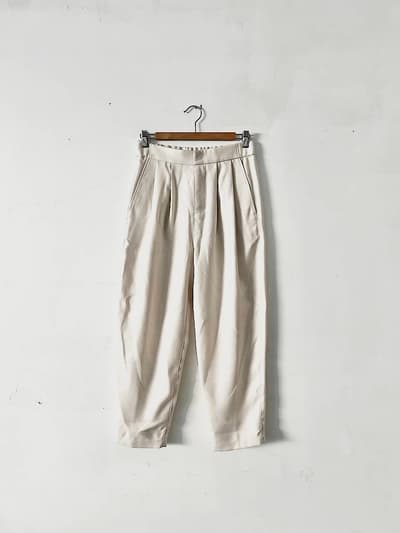 【美品】LE GLAZIK　タスランツイル2タックイージーパンツ　サイズ36 画像1