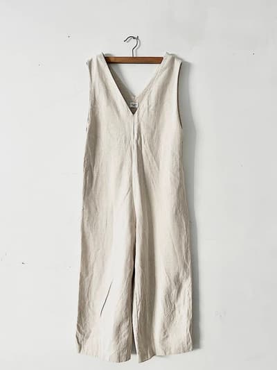 URBAN RESERCH DOORS　コットンリネン　オールインワン　サイズ36 画像1