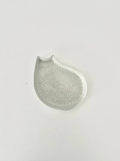 庄司千晶 　ねこのお皿　大　 画像1