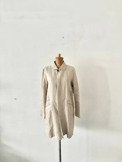 【美品】Hands of creation　リネンコート　サイズF　 画像1