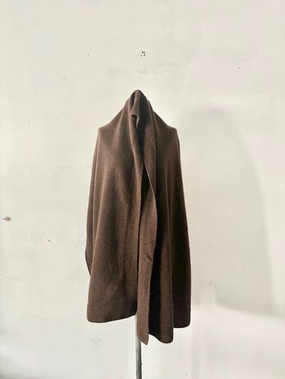 【美品】FACTORY　ヤクウール　大判ストール　 画像1