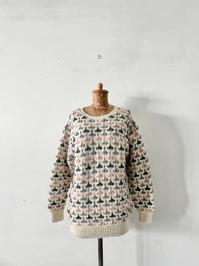 WOOD STOCK　ウールセーター　サイズ40 画像1