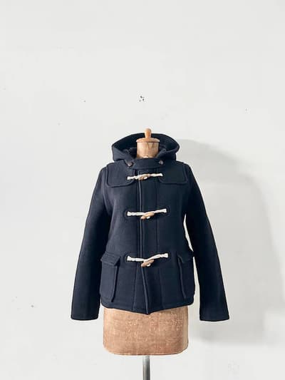 PAR ICHI　ショート　ダッフルコート　サイズF　ネイビー　 画像1
