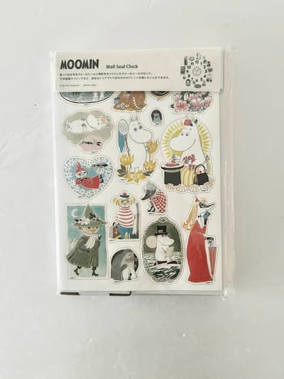 【未使用】MOOMIN　WALL SEAL CLOCK 画像1