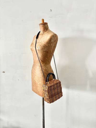 【美品】ODDS　ARAROG SHOULDER BAG　かごバッグ　 画像1