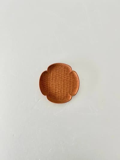 【美品】高塚和則　木工房　　花コースター　１ 画像1