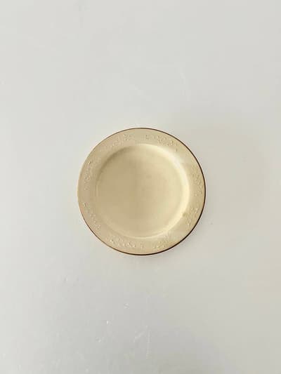 【美品】加藤かずみ　リム深皿　7寸 画像1