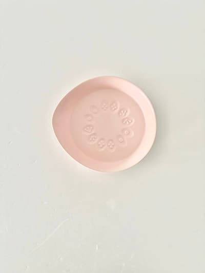 【美品】mina perhonen　Kids　chouchoプレート小　ピンク 画像1