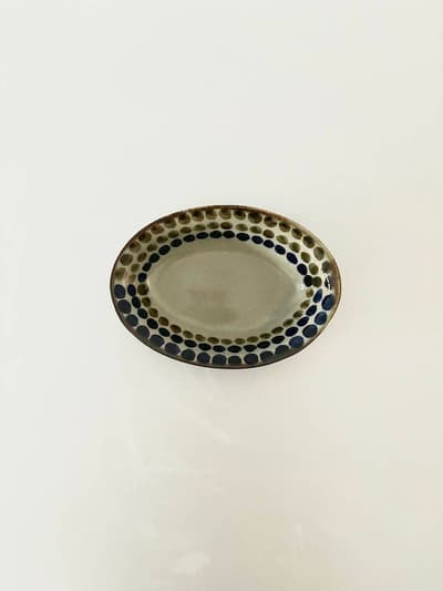 【美品】やちむん　工房マチヒコ　23cm　深皿　 画像1