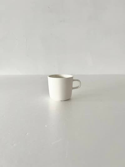 【美品】北欧　marimekko　KAHVIKUPPI　ホワイト　コーヒーカップ 画像1