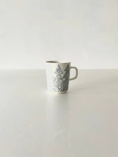 【美品】北欧　marimekko  KUUSIKOSSA マグ2.5dl ブルー 画像1