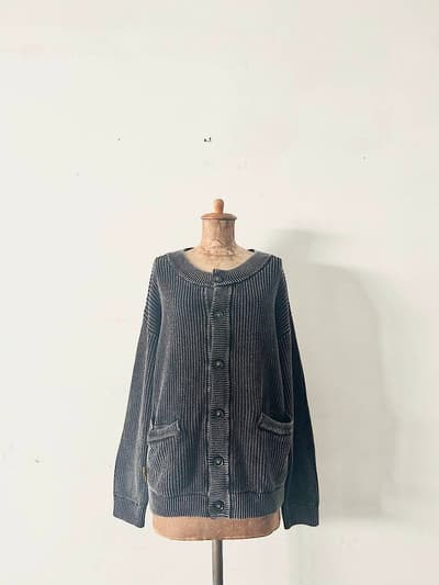 gymmaster　スノーウォッシュニットカーディガン　サイズＳ 画像1