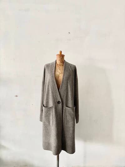 ENFOLD　ウールカシミヤ混　ロングカーディガン　サイズ38 画像1