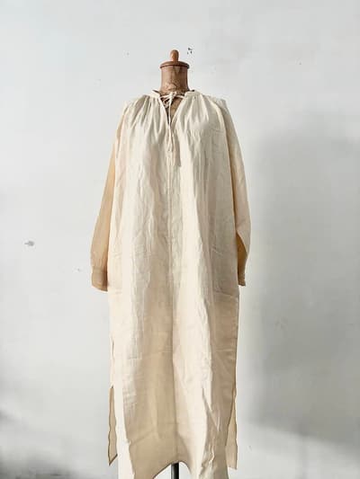 【未使用】無印良品　ふんわりしぼガーゼ　ロングワンピース　サイズL　2 画像1
