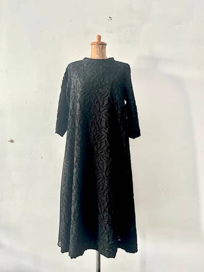 【未使用】2024AW　ADIEU TRISTESSE　カットジャカードワンピースサイズ38 画像1