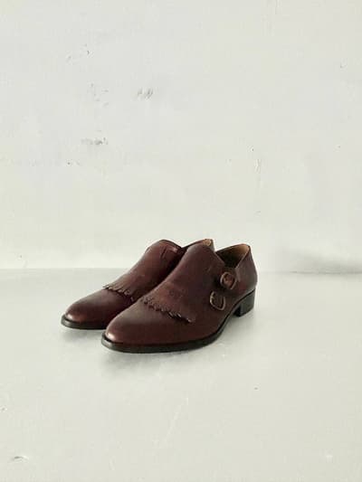 【美品】Pertini　モンクストラップ　シューズ　サイズ37　　 画像1