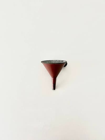 【フランスアンティーク】　ホーロー　漏斗　茶 画像1