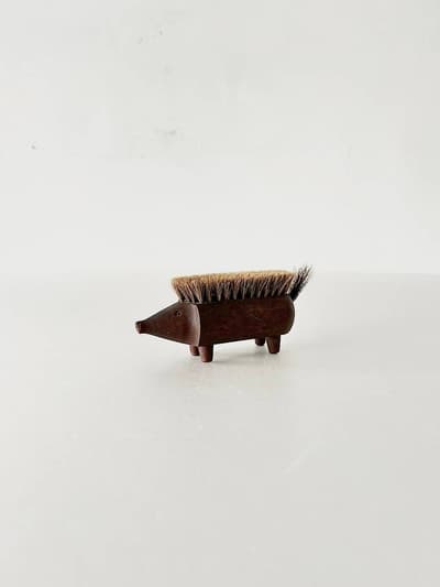 【北欧ビンテージ 】ハリネズミ ブラシ  Denmark　1960年代 画像1