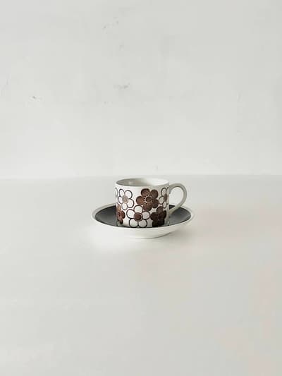 【北欧ヴィンテージ】Rorstrand　anemon　coffee c&s 画像1