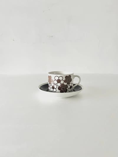 【北欧ヴィンテージ】Rorstrand　anemon　tea c&s  画像1