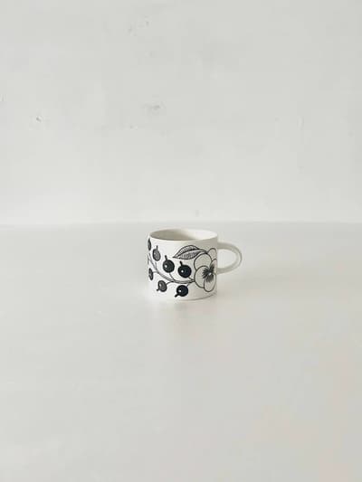 【北欧】旧ロゴ　美品　ARABIA　Paratiisi Black 　マグカップ 画像1