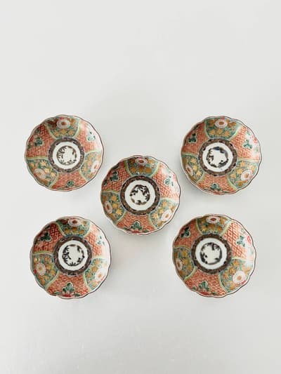 【骨董】古伊万里　小皿　5枚セット 画像1