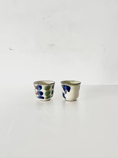 【民藝】やちむん　湯呑み　2点セット 画像1