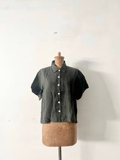 MARGARET HOWELL　SOFT LINEN　シャツ 画像1