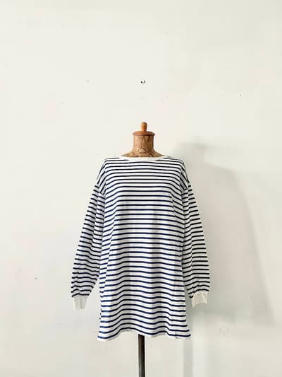 bulle de savon　ボーダーカットソー　フリーサイズ  画像1