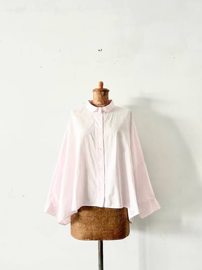 GALLEGO DESPORTES　コットンポプリンワイドシャツ 画像1
