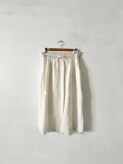 ADAM ET ROPE　白　レース　スカート　サイズ38 画像1