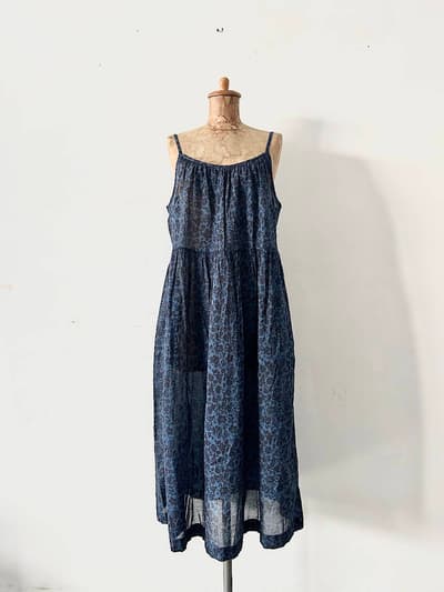 【美品】SOIL　80"S VOILE MEDIUM FLOWER PRINT　花柄　キャミワンピース 画像1