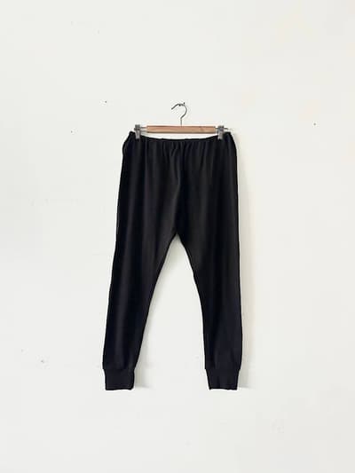 ichi　Relax Sarrouel Leggings　黒　コットン　サイズF 画像1