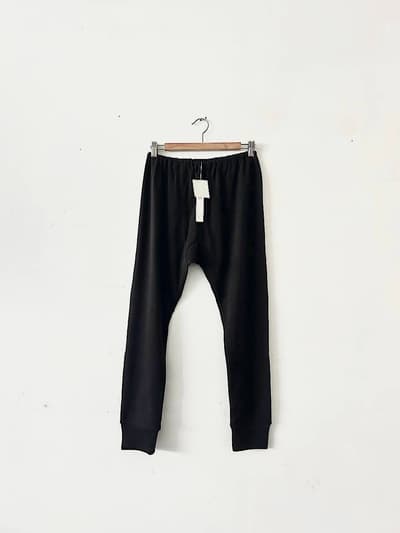 【未使用】ichi　Relax Sarrouel Leggings　黒　コットン　サイズF 画像1