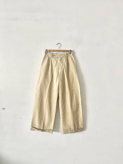 chiclin　コットン　リネン　パンツ　　サイズM 画像1