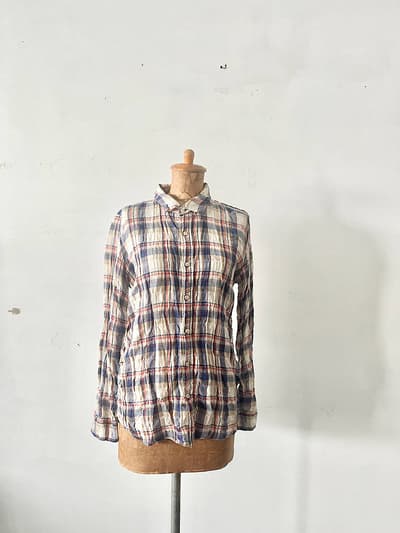 johnbull　チェック柄シャツ　サイズM 画像1