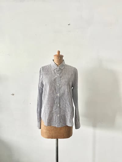CALICO　カディコットン　ストライプシャツ　 画像1