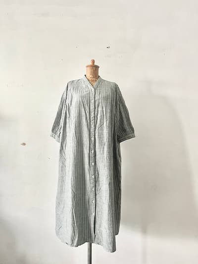 MashuKashu　ストライプ柄　ワンピース　コットン　FREE 画像1