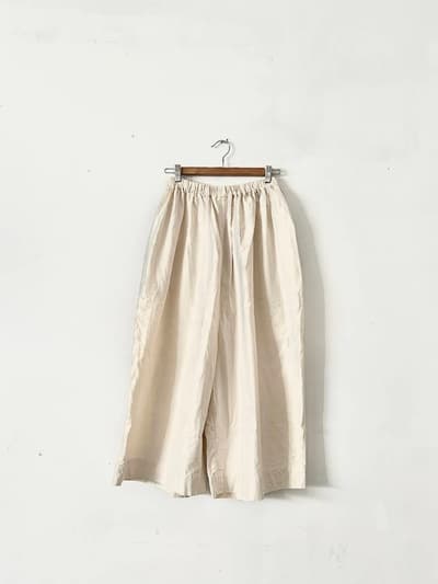 【未使用】ゴーシュ　コットンオックス　ワイドキュロットパンツ　サイズ２ 画像1