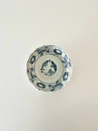 【骨董】古伊万里　椿　膾皿　⑤ 画像1