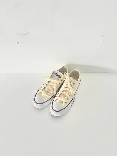 【未使用】CONVERSE　ALL STAR　ホワイト　生成り 画像1