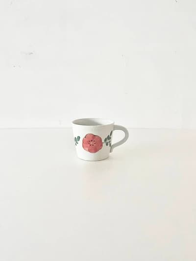 【美品】米満麻子　マグカップ　ひなげし　 画像1