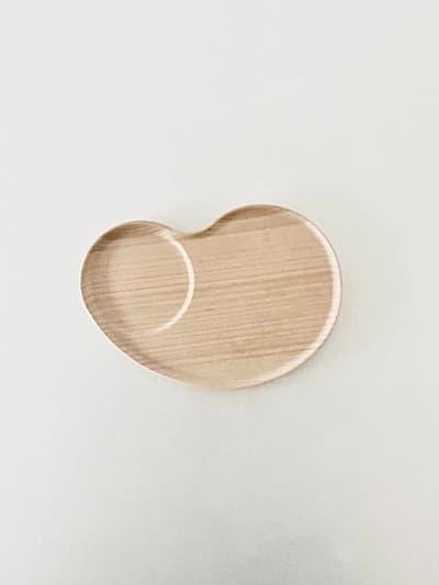 【美品】木のビーンズプレート　四万十ヒノキ　2   画像1