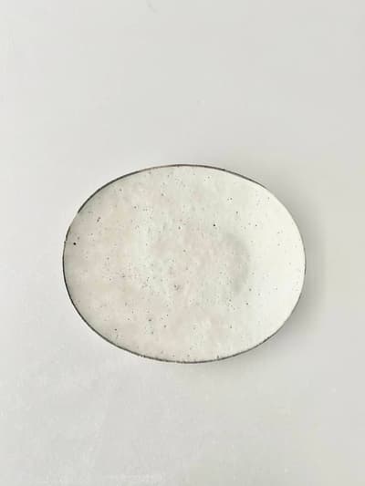 【美品】村上直子　shiromoegi　小判皿　② 画像1