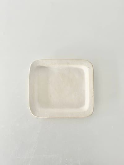 【美品】柴田睦子　四角皿　② 画像1