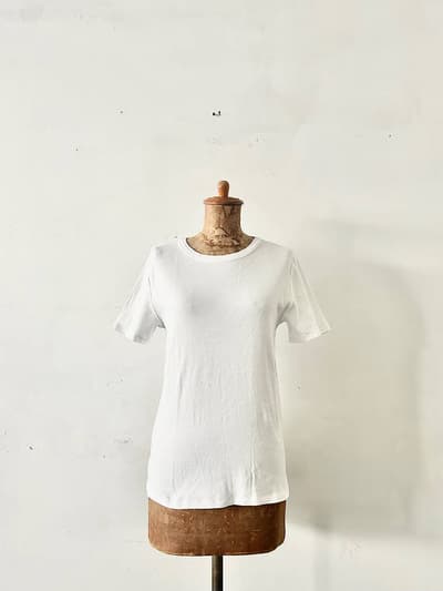 【美品】PETIT BATEAU　クルーネック半袖Ｔシャツ　サイズL 画像1